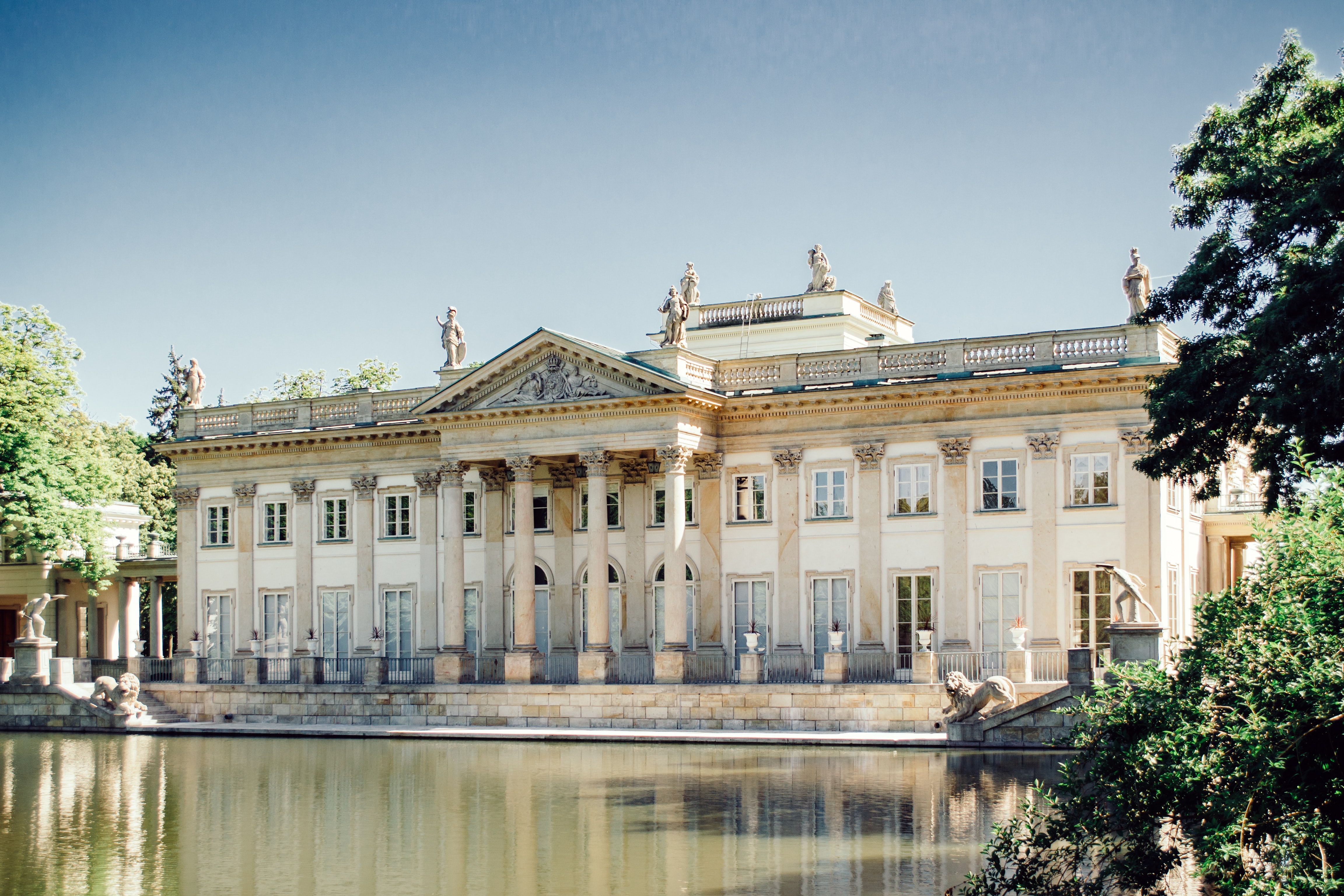 Lazienki Palace in Warsaw